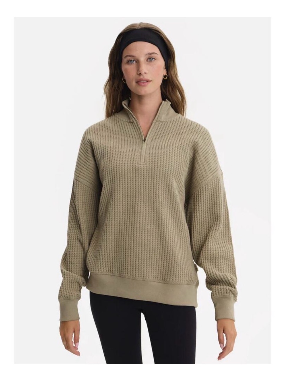 Mate The Label Waffle Knit Pullover Nwt